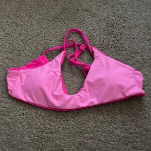 Pink reversable Bikini Top